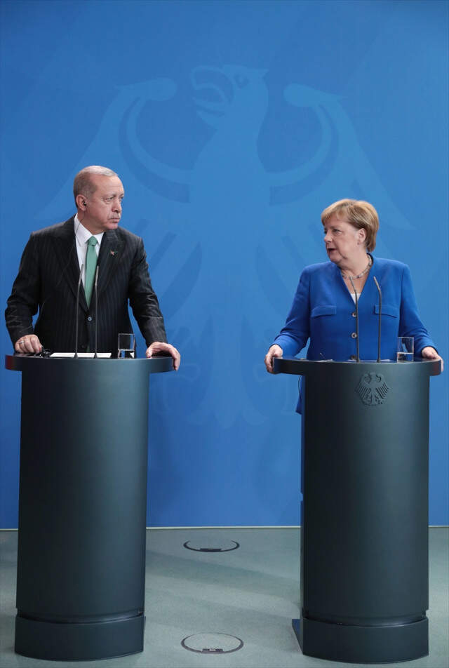 Son Dakika! Başkan Erdoğan ile Almanya Başbakanı Merkel'in Basın Toplantısından Önemli Açıklamalar