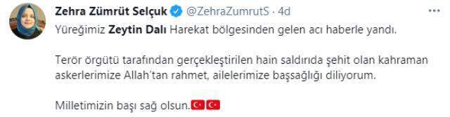 Son Dakika: Zeytin Dalı Harekatı bölgesindeki terör saldırısında 2 askerimiz şehit oldu